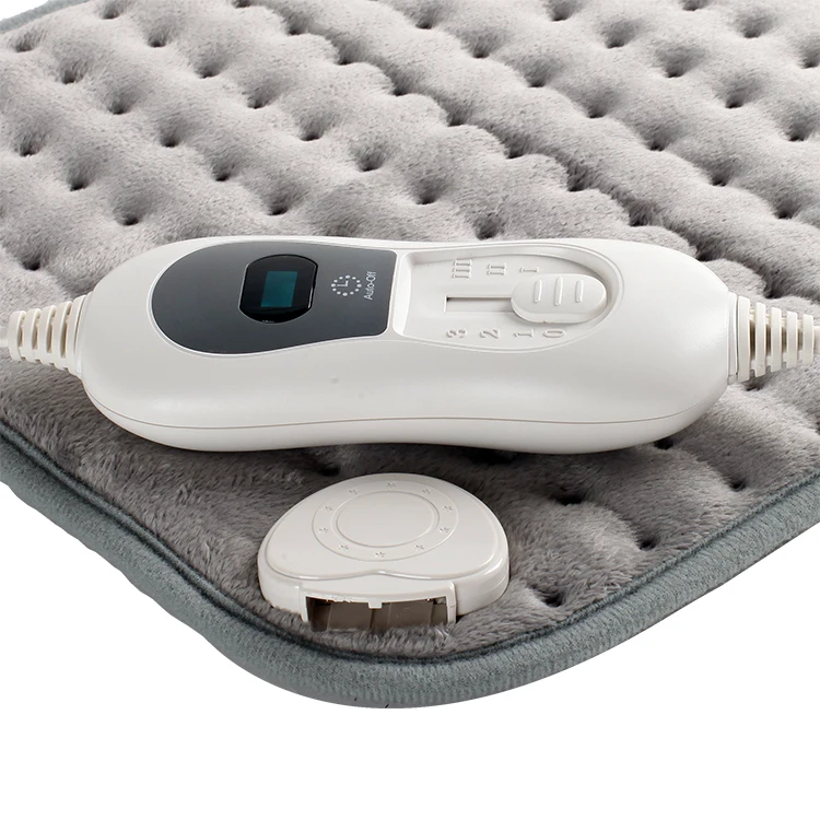  220-240V 100W 40*30cm Microplush Electric Heating Pad for Abdomen Waist Back Pain Relief Winter War