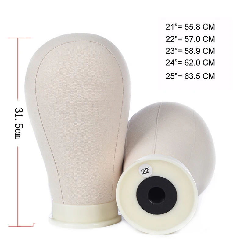 

Mannequin Head Canvas Block Head With Stand Spandex Dome Cap Display Styling Mannequin Manikin Head Wig Stand