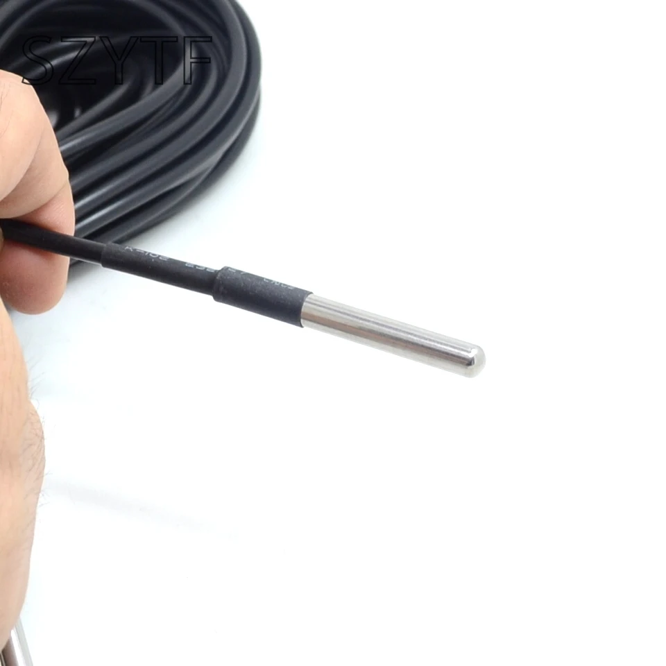 10pcs Direct waterproof DS18B20 digital temperature sensor (probe) a large number of original spot can be customized