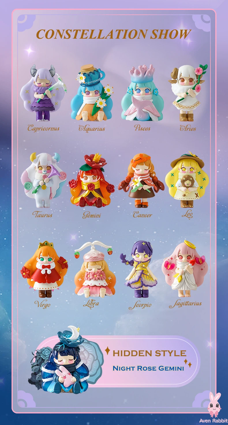 CORA プリンセスフラワー Zodic ブラインドボックスおもちゃ