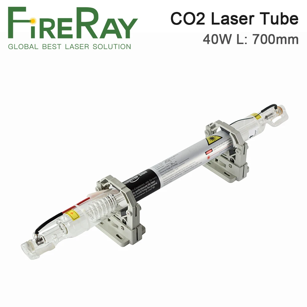 

FireRay 40W Co2 Laser Tube Length 700mm Dia50mm for CO2 Laser Engraving and Cutting Machine