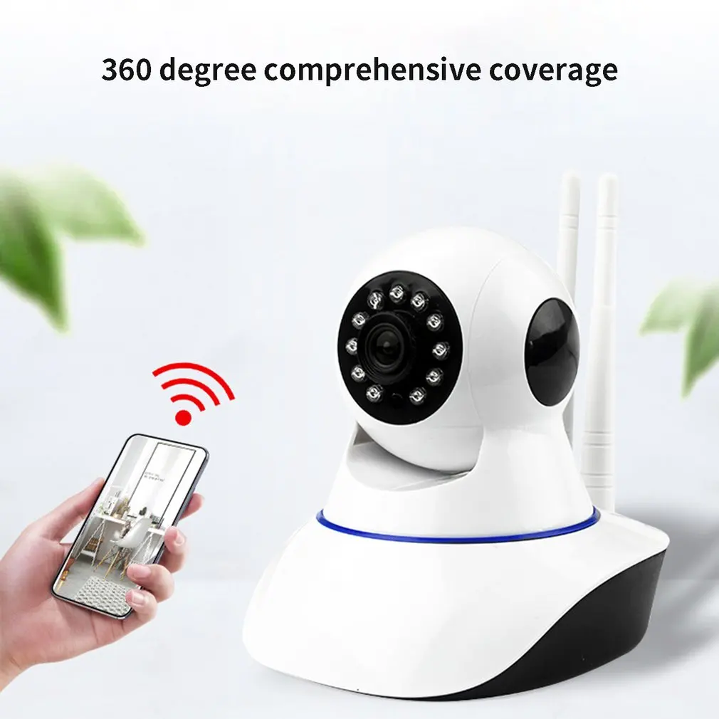 Беспроводная веб-камера Wi-Fi HD 1080P панорамирование наклона безопасности ИК Ночная