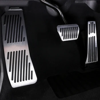 

1set Non-Drilling Brake Accelerator Pedal Plate Pad For BMW 1/23/4/7 series X1/X3/X4/X5/X6 Car accessories