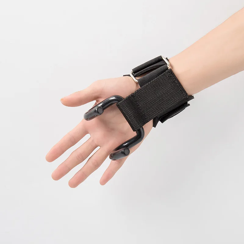 

Customizable Grip Hook Chin-up Auxiliary with Horizontal Bar Gloves Fitness Men's Hard Pull Grip Strength Bracer Pull Booster St