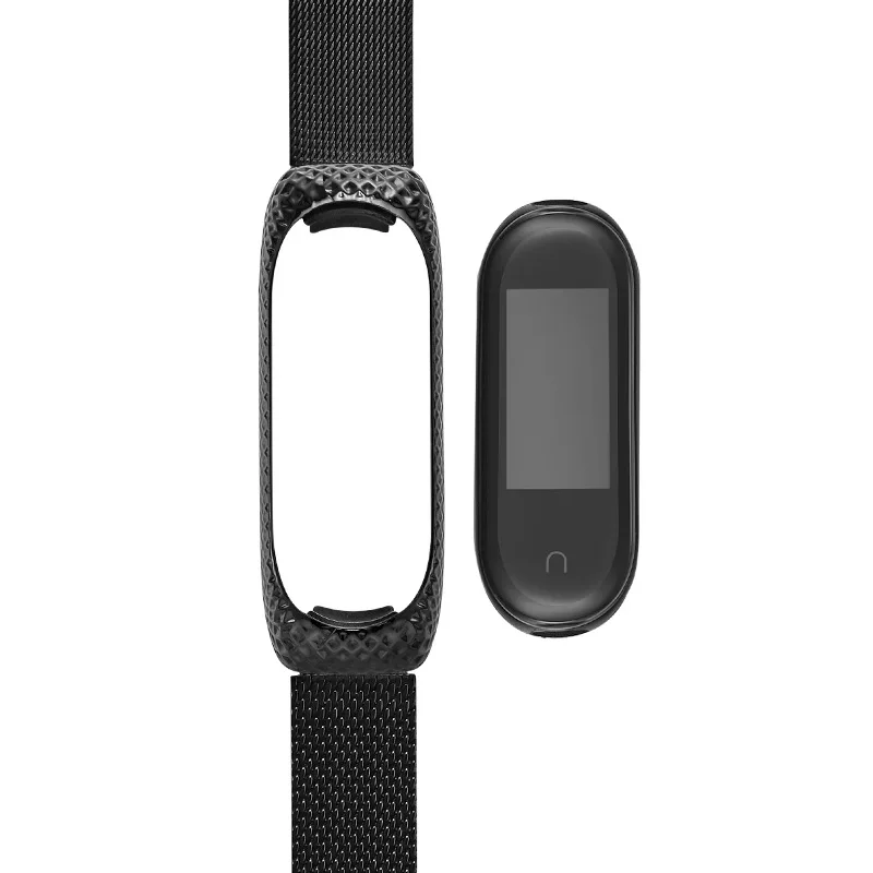Mi lanese ремешок для Xiaomi mi Band 3 4 металлический ремешок для часов умный Браслет mi Band 3 сменные ремешки для часов mi 3