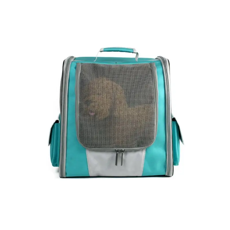 

Dog Backpack Carrier for Small Dogs or Cats Breathable Mesh Pet Backpack for Travel Hiking Walking Cycling and Outdoor Use