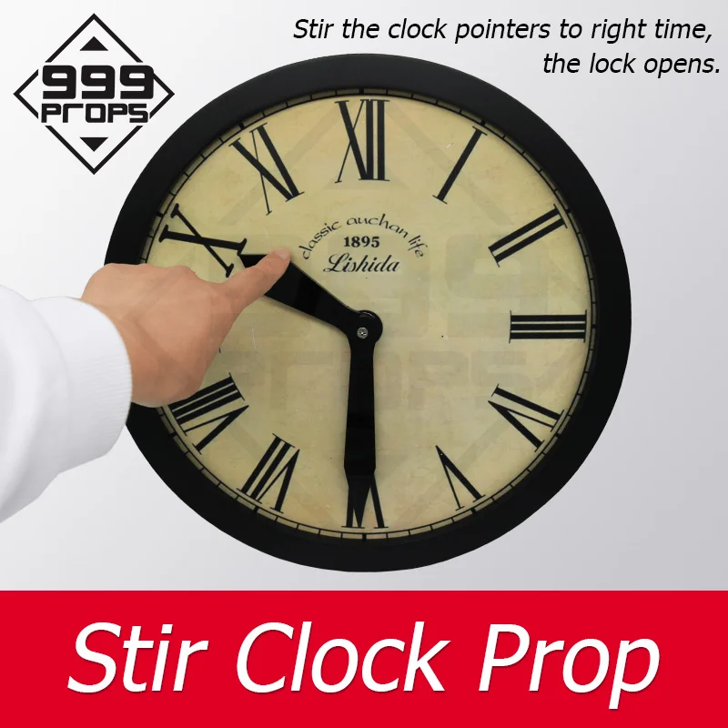 Wall Clock Escape Game move the clock in specified time to unlock room escape 999PROPS | Безопасность и защита