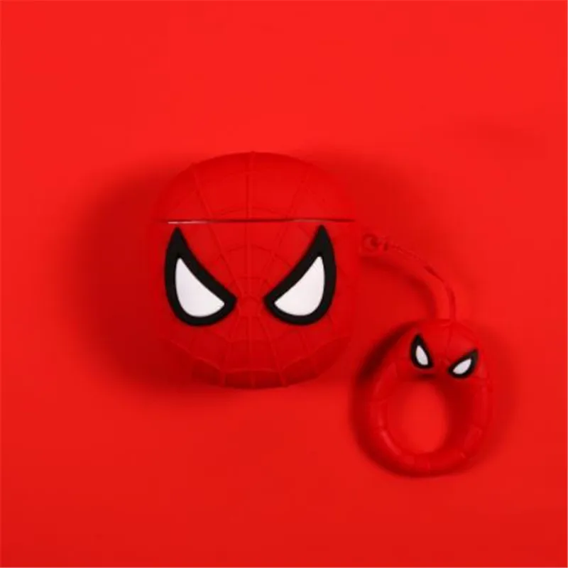 Мультяшный милый чехол для наушников Superheros с Bluetooth, защитный чехол, аксессуары для Airpods, чехол s, зарядная коробка с крючками - Цвет: style 6