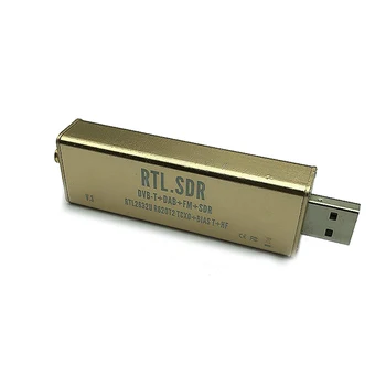 

Metal RTL SDR Receiver V3 Pro USB Dongle For Ham Radio 0.1MHz-1.7GHz UHF VHF HF