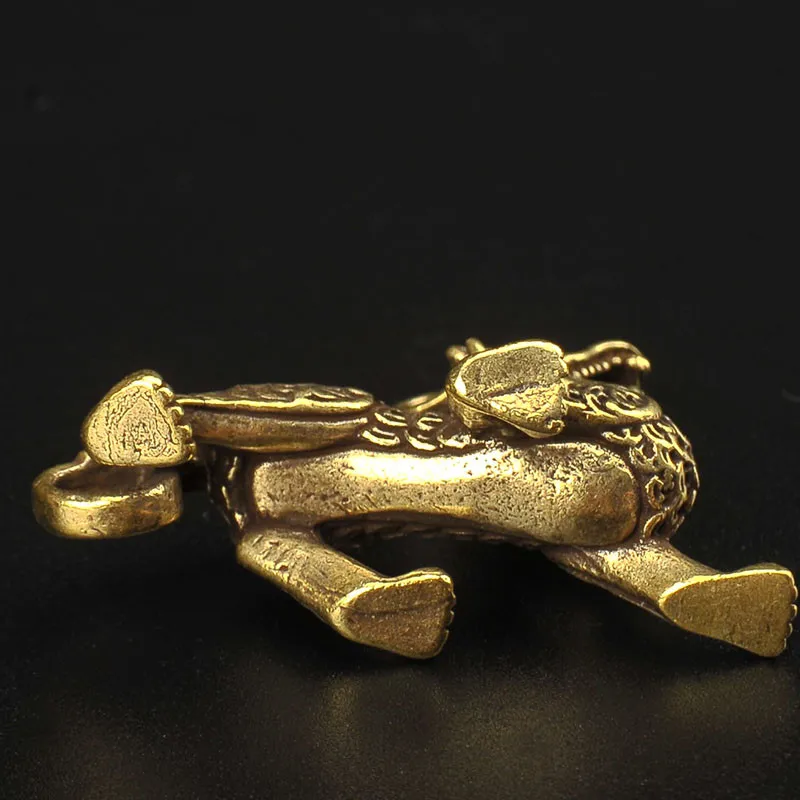 qilin brass keychain (3)