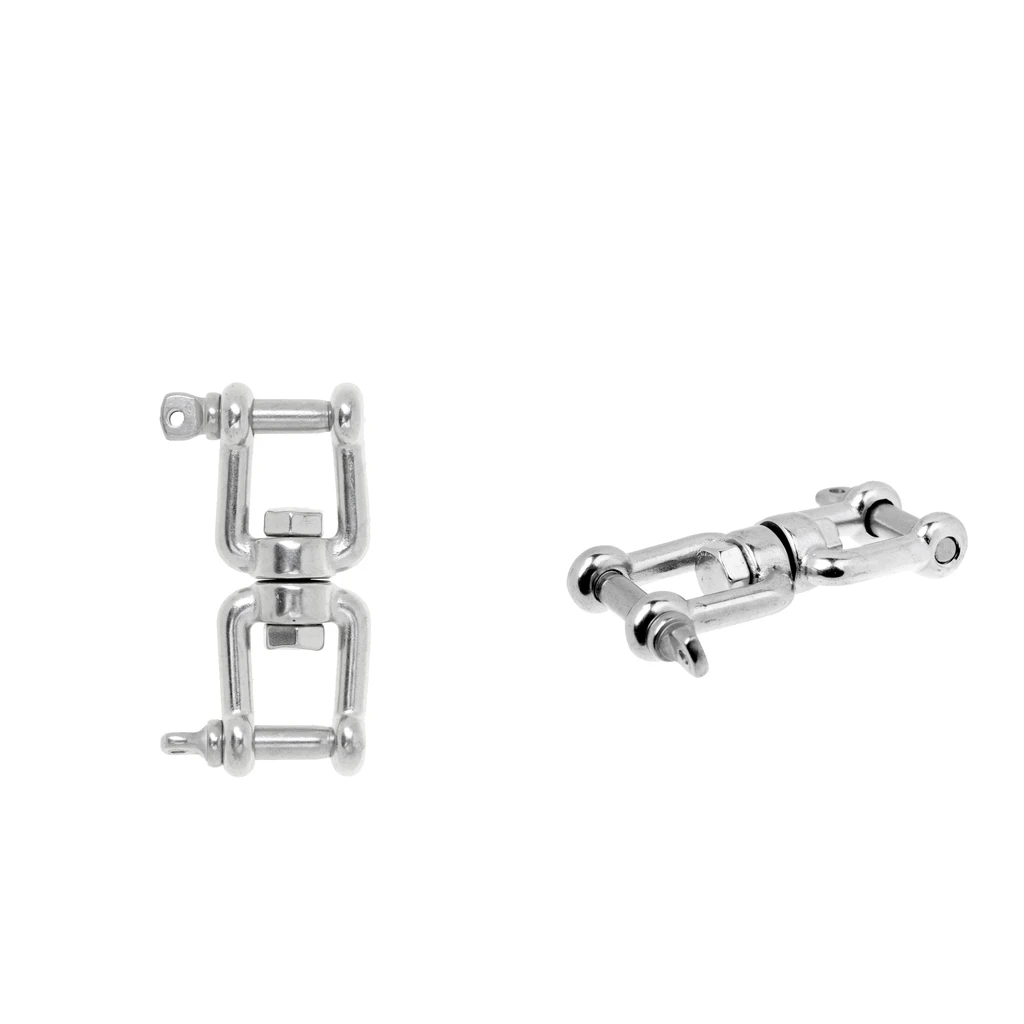 2PCS Polished 304 Stainless Steel Boat Anchor Connector Swivel Jaw - Jaw 2PCS Polished 304 Stainless Steel Boat Anchor Connector Swivel Jaw - Jaw