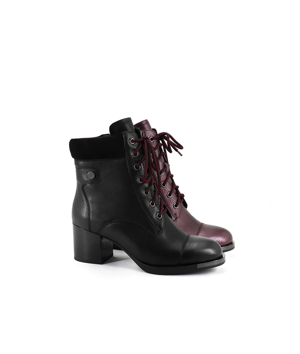 JSI/зимние женские ботильоны с пряжкой и ремешком из натуральной кожи; ботинки ручной работы с острым носком на очень высоком квадратном каблуке; женские ботинки; JC373