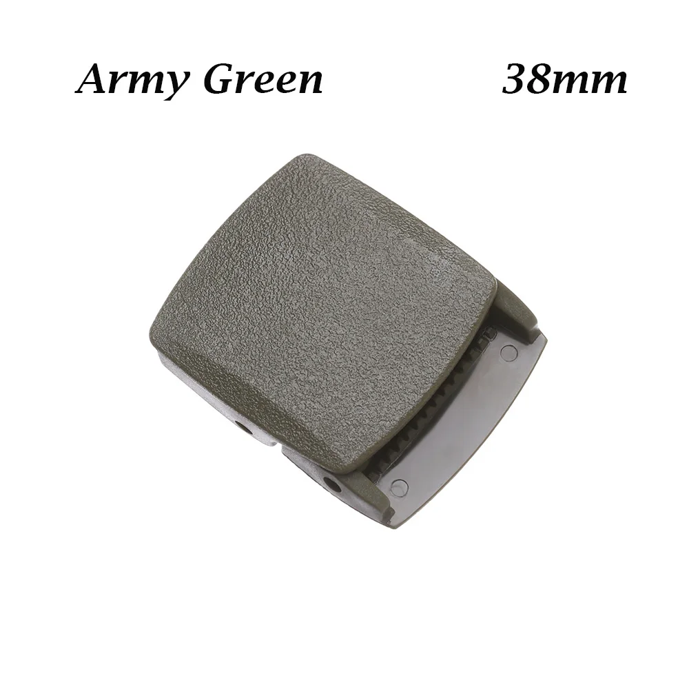 38mm-Army Green 32/38 мм регулируемый Пластик Пряжка для пояса для Для мужчин тактические пояса Комплектующие для самостоятельной сборки Косплэй в стиле милитари с перекрестной шнуровкой нейлоновые лямки пряжки - Цвет: 38mm-Army Green