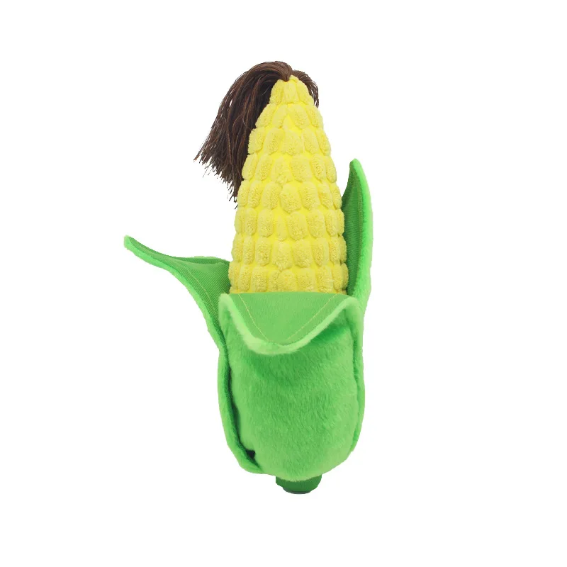 Cactus vegetables Pet Toy Pineapple Dog Toy Corn Fruit Cat Puppy Squeak Toys 6