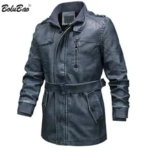 BOLUBAO, мужские Куртки из искусственной кожи, Мужская модная уличная кожаная куртка, зимняя брендовая мужская куртка из искусственной кожи, пальто