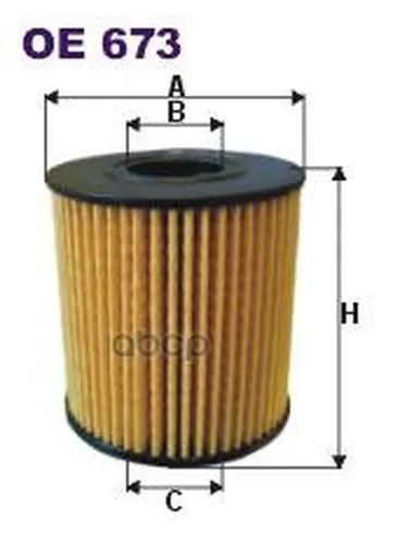Фильтр Масляный(Вставка) Citroen/ Fiat/ Ford/ Lancia/ Landrover/ Mini/ Mitsubishi/ Peugeot/ Volvo Filtron арт. OE673