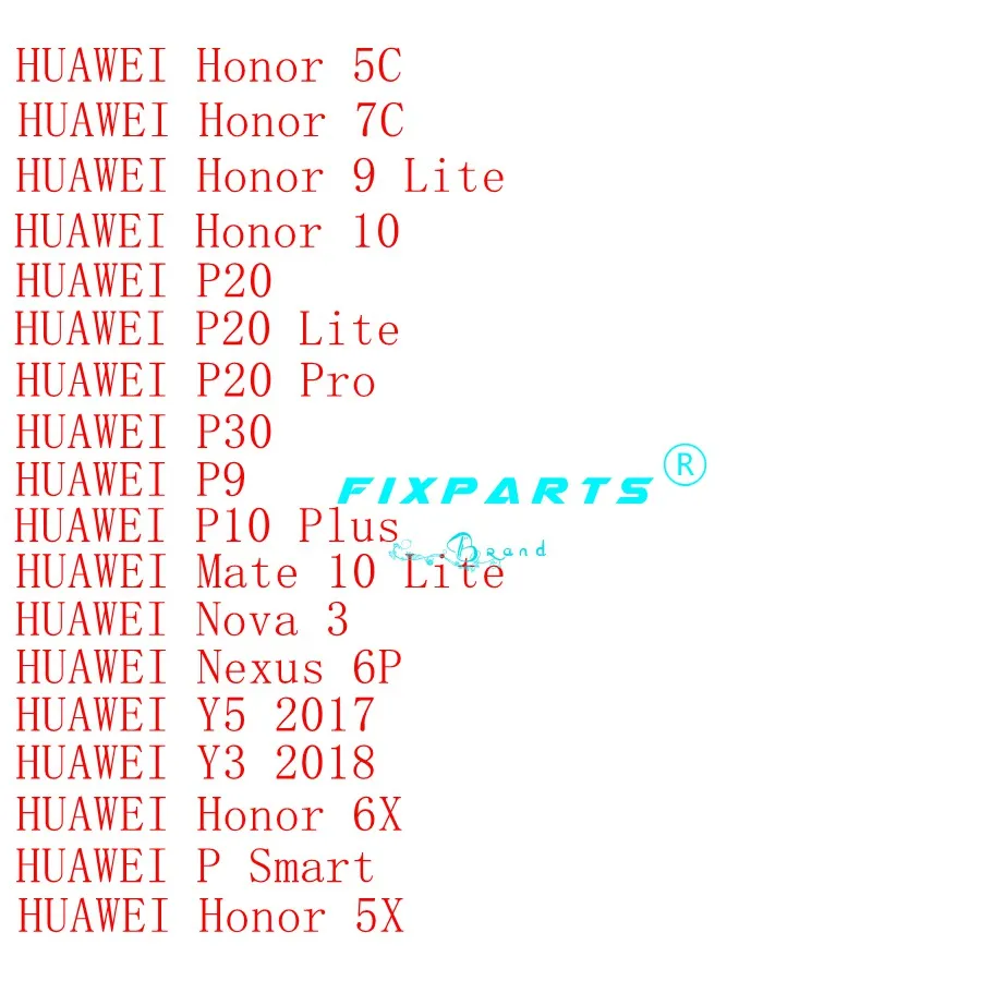 Стеклянный чехол для задней камеры Huawei Honor 6X 9 lite 10 P30 P20 Pro с клейким покрытием Mate