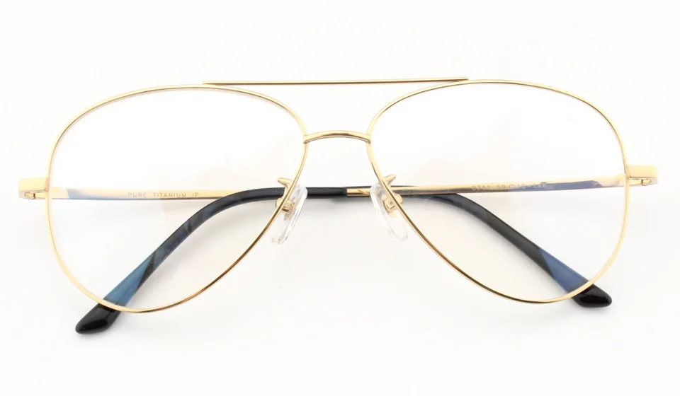 Pure Titanium Prescription Frame Pilot Men Oversize Eye Glasses Frame Optical Myopia Eyeglasses High-quality Frame for Women