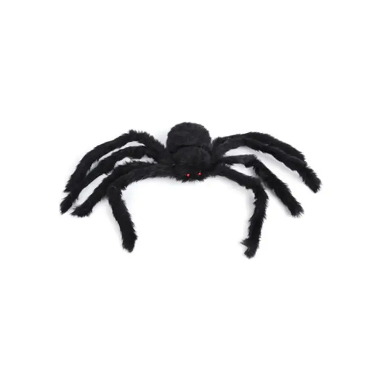 1 Pc Realistic Spider Halloween Plush Spider Toy Party Celebration Venue Arrangement Props AXYF