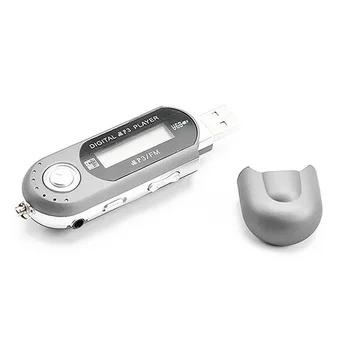 

4 Colors USB MP3 Music Player Digital LCD Screen Support 32GB TF Card & FM Radio With Microphone Black Blue Mp3 Player