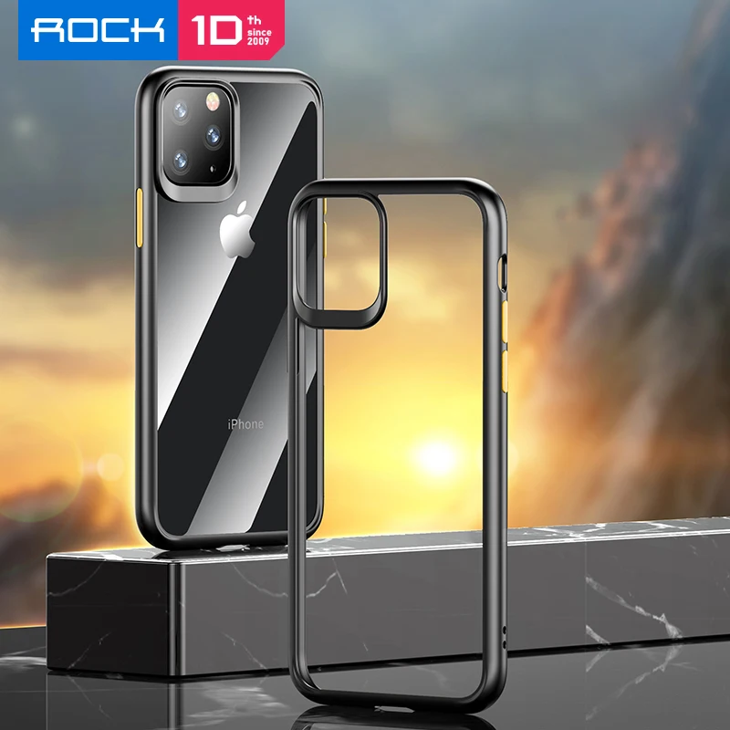 Для iPhone 11 чехол для телефона ROCK роскошный прозрачный полный защитный чехол для iPhone 11 Pro 5,8/Pro Max 6,5 Capa