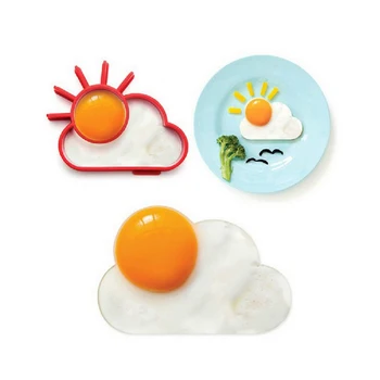 

Silicone Fried Egg Pancake Ring Omelette Fried Egg Cloud Sun Shape Eggs Mould For Cooking Breakfast Frying Pan Oven Kitchen