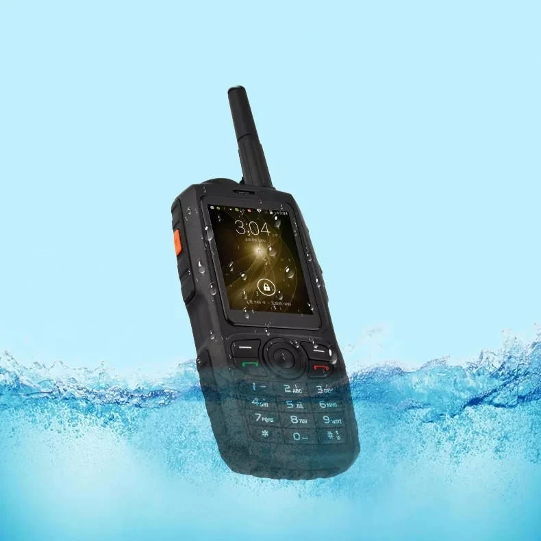 A17 водонепроницаемый смартфон 2 4 "3G MTK6572 Android Две sim карты 2MP Zello Walkie Talk Прочный
