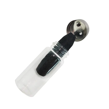 

Vegan Dental Floss With Refillable Glass Holder Naturall zero waste bamboo charcoal Eco oral care dental flosser
