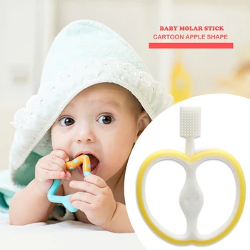 

Safe Baby Teether Infants Molars Toy Silicone Toothbrush Chew Baby Nursing Teether Pacifier Newborn Dental Care Durable Child