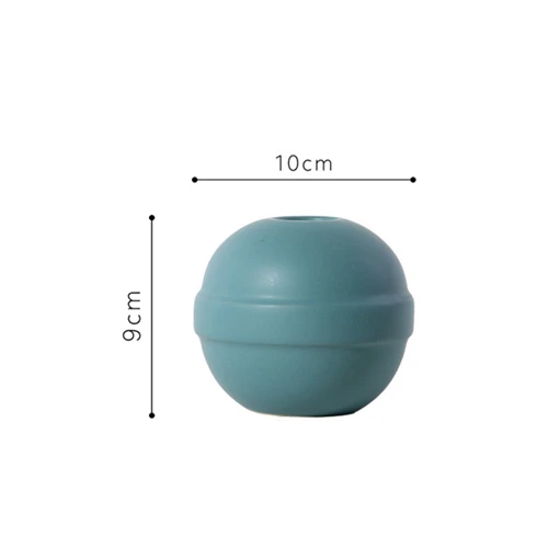 Green Ball VILEAD 5 стиль керамическая ваза декорация битва Матированный с декорированием узором "Мороз" модель комнаты сушеные цветы скандинавские украшения аксессуары Hogar орнамент - Цвет: Green Ball