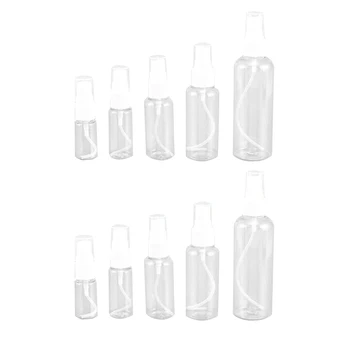 

Spray Bottles 10Pcs Clear Plastic Empty PET Refill Mist Pump Travel Reuse Cosmetics And Perfume Spray Bottle