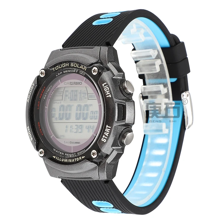 18 мм силиконовый ремешок для наручных часов Ремешок для Casio W-S200H W-800H W-216H W-735H F-108WH W-215 AEQ-110W
