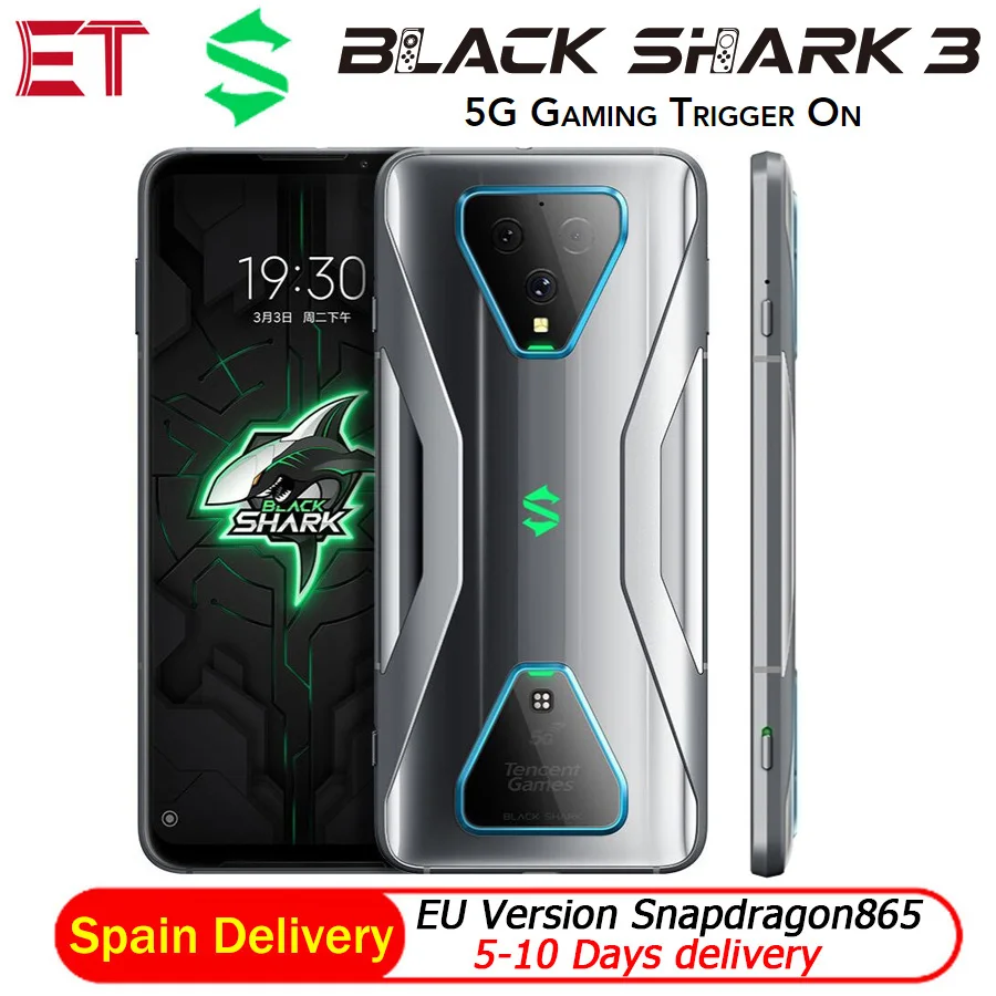 EU Version Xiaomi Black Shark 3 5G Gaming Mobile Phone 6.67 EU Version Xiaomi Black Shark 3 5G Gaming Mobile Phone 6.67
