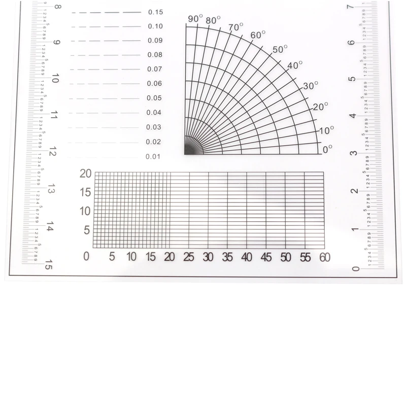 Transparent Point Gauge Dots Cross Line Compass Calibration Ruler Microscope Micrometer Appearance Inspection Gauge Scratch microscope micrometer
