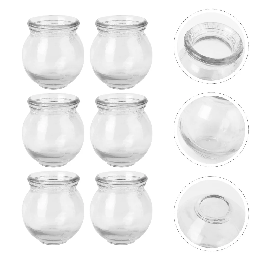 Cupping Cups Set Suction Cup Vacuum Chinese Fire Cellulite Body Facial Face Anti Cans Acupoint Jar Kit Jars Professional Sets 5