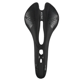

New Carbon Road Bicycle Saddle Hollow Full Carbon Mountain Bike Saddle / Seat / Carbon Mtb Saddle & Leather Black
