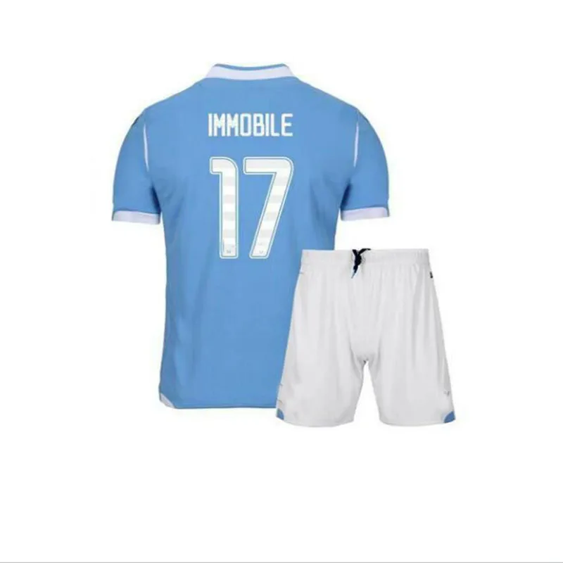 2019 2020 детская Biancocelesti Футболка camiseta local Immobile Sergej jersey de alta calidad Lazio 19 20 traje infantil |