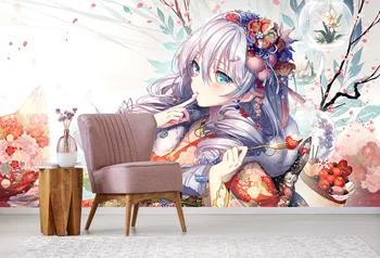 

[Self-Adhesive] 3D Murals For MmiHoYo 567 Japan Anime Wall Paper mural Wall Print Decal Wall Murals Belly
