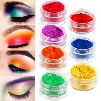 

Neon Eyeshadow Powder Beauty Makeup Monochrome Eyeshadow Multi-color optional Long lasting bright eye shadow without logo