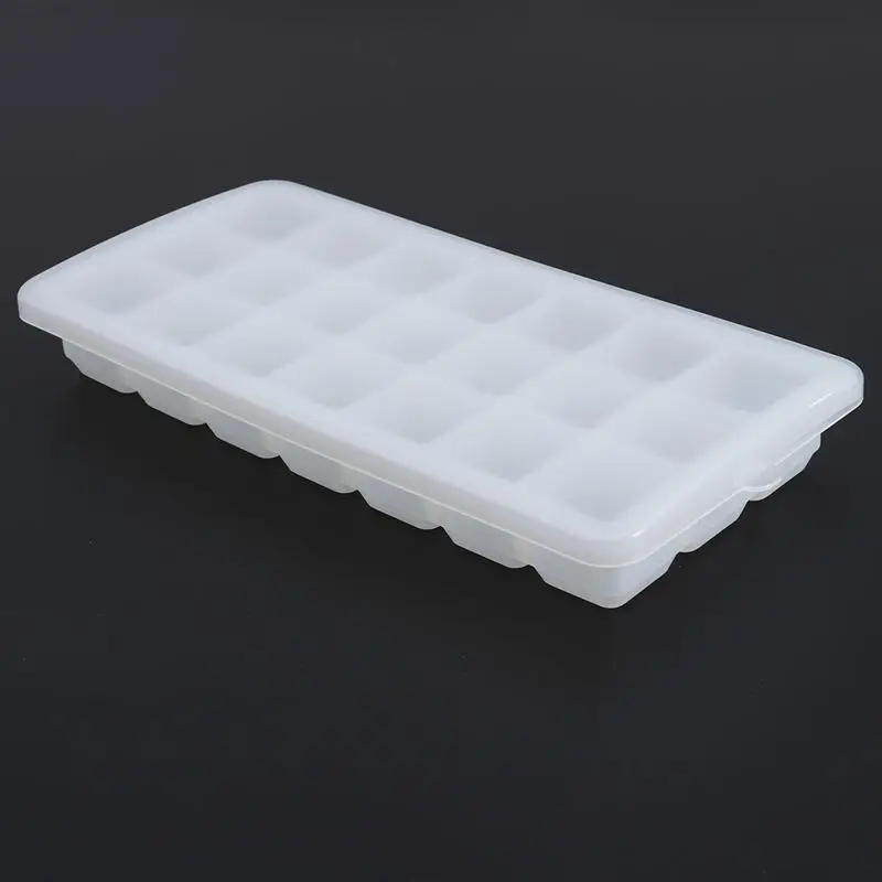 2шт 21 кубик Силиконовый поднос для льда Форма с крышкой замороженные кубики льда делая инструмент для кухни