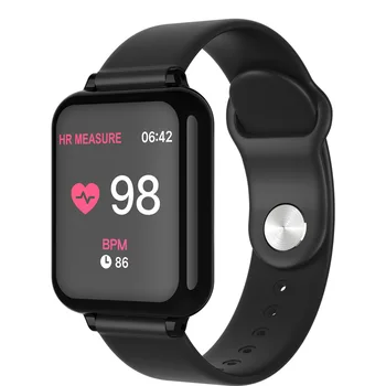 

Bluetooth Smart Watch Blood Pressure Heart Rate Monitoring Weather Reminder Waterproof Sports Smart Bracelet for IOS Android