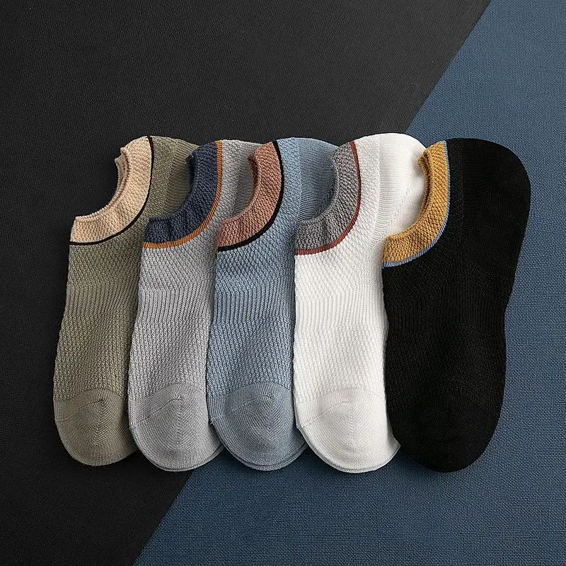 

Crew Socks Short Ankle Men's Cool Socks Summer Breathable Quality Mesh 2020 Hot Sale Thin Cotton Casual Fashion men gifts Socks