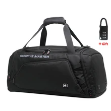 Швейцарская мужская сумка для путешествий, сумки для багажа, Оксфордские сумки для путешествий, водонепроницаемая сумка для выходных, Большая вместительная сумка на плечо для мужчин