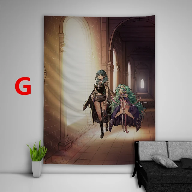 Emblema De Fuego Tres Casas Tapiz Arte Pared Colgante Sofa Cama