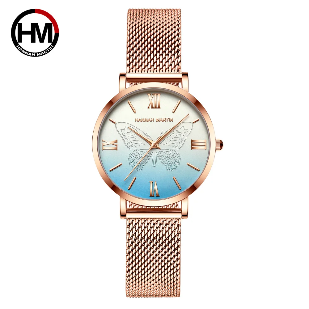 

The United Kingdom Non-mainstream INS-Style Super Fire Elegant Network Red Sen Women's Japan Watch Movement Clean Steel Mesh Bel