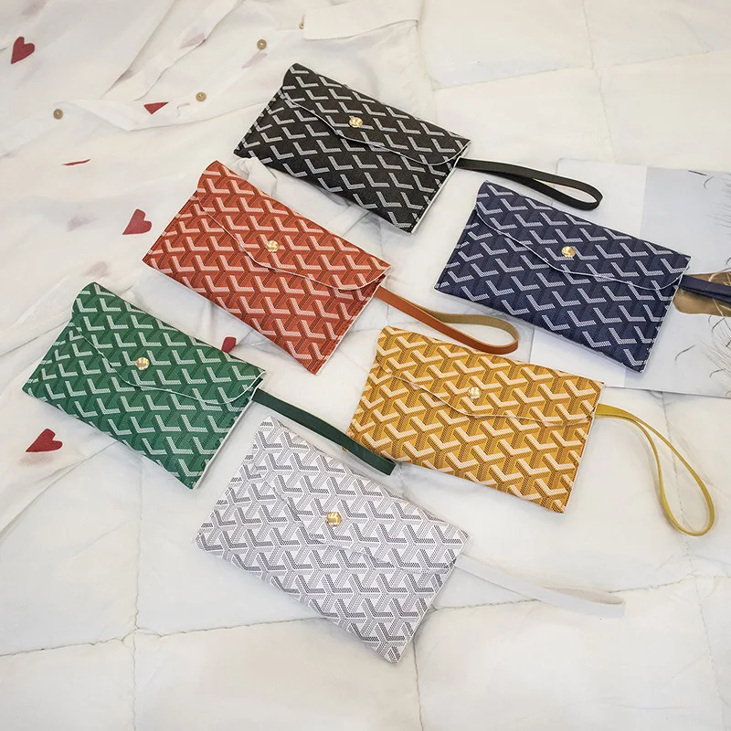 

Autumn And Winter INS Super Fire Clutch Bag Women's 2019 Trending-Korean-style Stripes Elegant Retro Hong Kong Style Fashion Cha