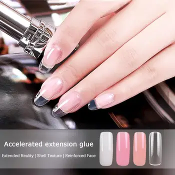 

Nail Extension Gel Semi-transparent Pink UV Building Gel Nail Finger Nail Art Tips Extension Manicure 4 Colors