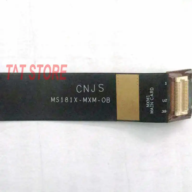 Original para Msi Gt80s Gpu Placa Gráfica Cabo Conector Flex Ms181x-mxm-ob Ms181x-mxm0b