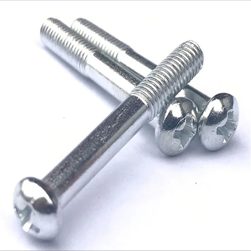 

M2.5 M2.6 M3 Half threaded Screw Tornillos Screws Parafuso Visse Parafusos Cross Recessed Raised Pan Head Schroeven Viti DIN966