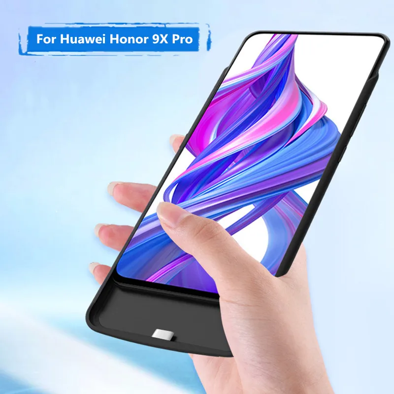 Высококачественный чехол для Huawei Honor 9X Pro внешнее резервное зарядное устройство